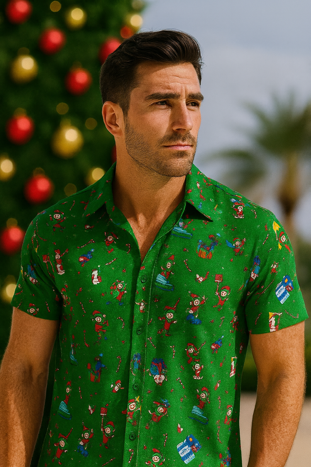 Jingle Jungle Button Up